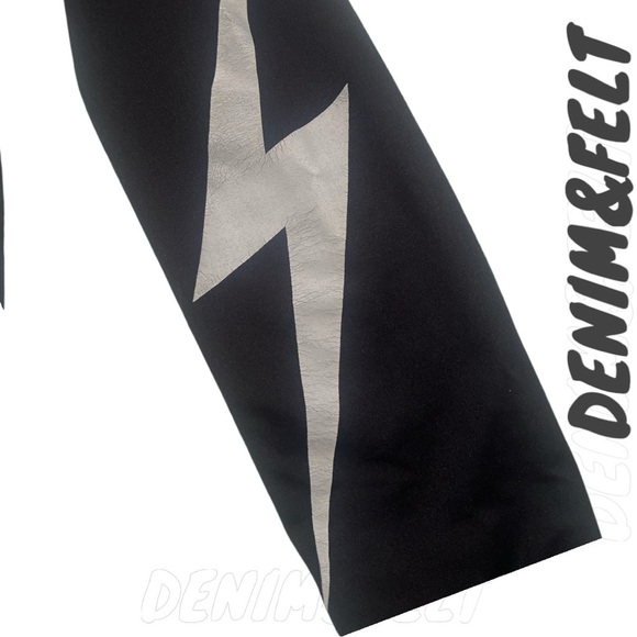 AVIATOR NATION BOLT FULL LENGTH LEGGINGS | Black/Silver | PRELOVED!!🖤⚡️ - Picture 5 of 13